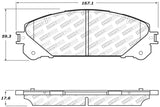 StopTech Street Disc Brake Pads - 305.13240