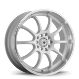 Konig Lightning 16x7 10x100/114.3 ET40 White/Machine Lip