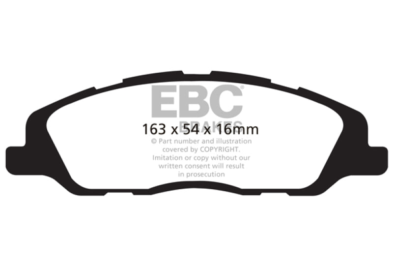 EBC RedStuff Front Brake Pads - DP31868C EBC