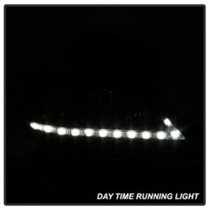 Spyder Toyota Sienna 2011-2014  Projector Headlights - DRL LED - Black PRO-YD-TSEN11-DRL-BK SPYDER