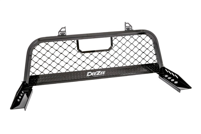 Deezee Universal Cargo Management Cab Rack - Black Mesh