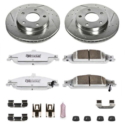 Power Stop 04-05 Chevrolet Classic Front Z26 Street Warrior Brake Kit PowerStop