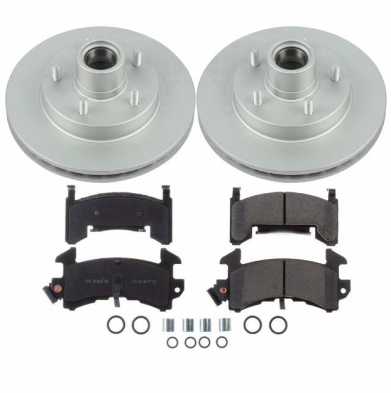 Power Stop 95-97 Chevrolet Blazer Front Z17 Evolution Geomet Coated Brake Kit PowerStop