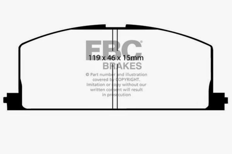 EBC Ultimax2 Front Brake Pads - UD242 EBC