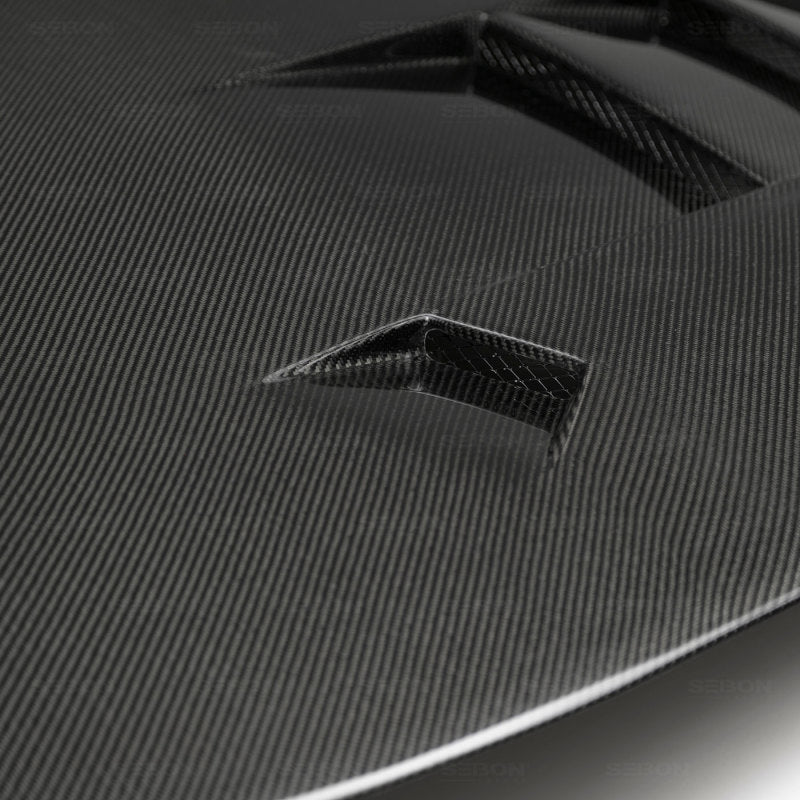 Seibon TS-style carbon fiber hood for 1993-1998 Toyota Supra - HD9398TYSUP-TS