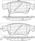 StopTech Street Disc Brake Pads - 305.12870