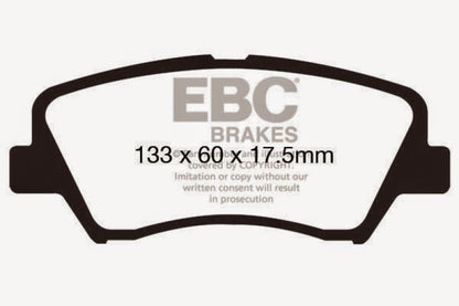 EBC GreenStuff Front Brake Pads - DP21874 EBC