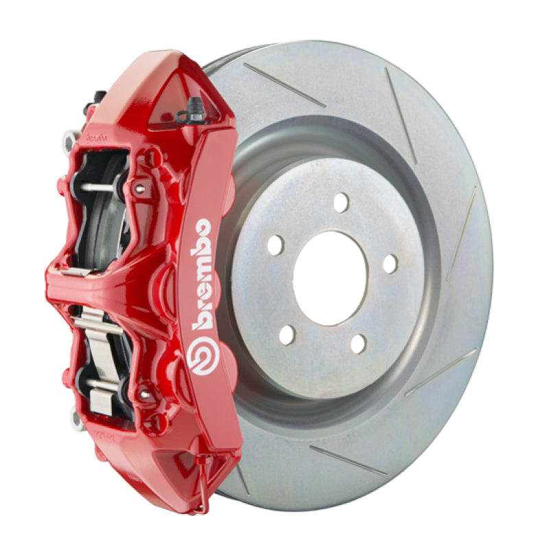 Brembo 16+ Camaro LS/LT SS Front GT BBK 6 Piston Cast 355x32 1pc Rotor Slotted Type1-Red Brembo