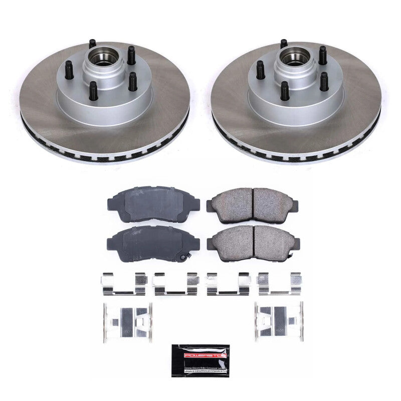 Power Stop 97-01 Mercury Mountaineer Front Semi-Coated Rotor Kit PowerStop