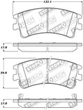 StopTech Premium Ceramic Brake Pads - 308.09570