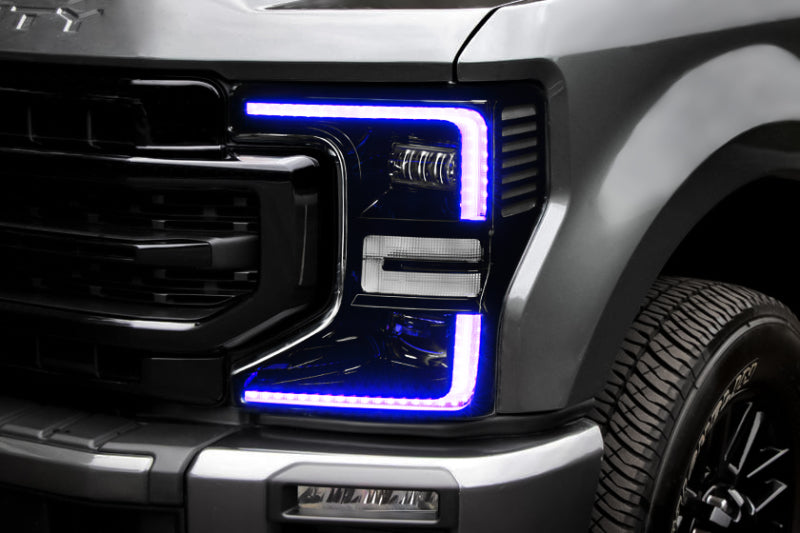 Oracle 20-22 Ford F-250/350 Super Duty Dynamic ColorSHIFT Headlight DRL Upgrade Kit w/Switchback ORACLE Lighting