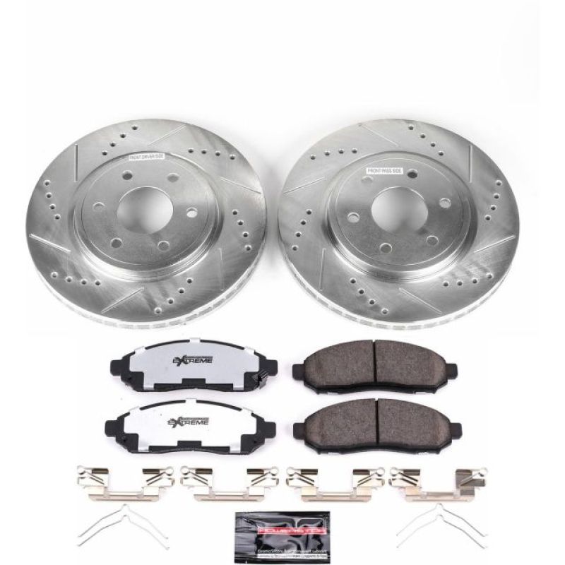 Power Stop 05-18 Nissan Frontier Front Z36 Truck & Tow Brake Kit PowerStop