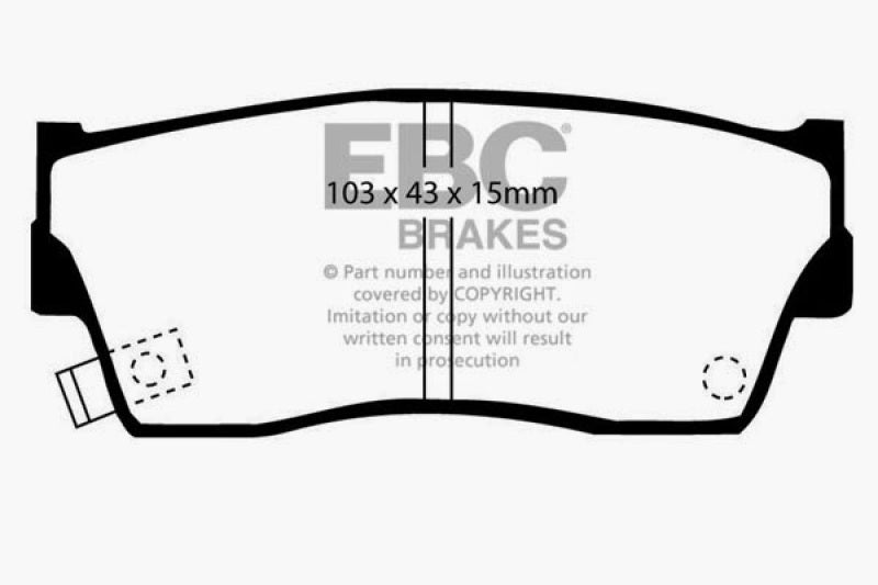 EBC GreenStuff Front Brake Pads - DP6774