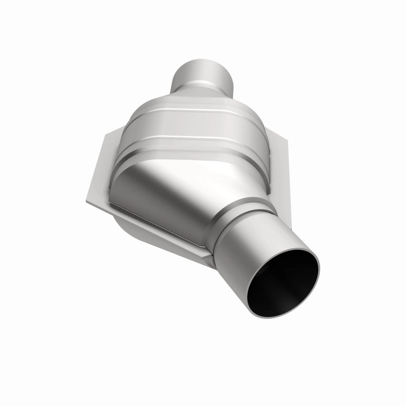 MagnaFlow Conv Univ 2.25in Inlet/Outlet Angled Offset/Center Calif OBDII Magnaflow