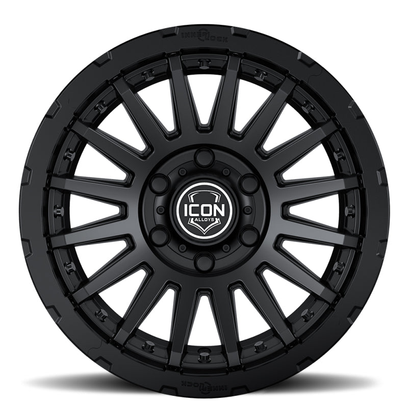 Icon Alloys Recon Pro Satin Black - 18 X 9 - 8 X 170- 6MM 65.25n BS