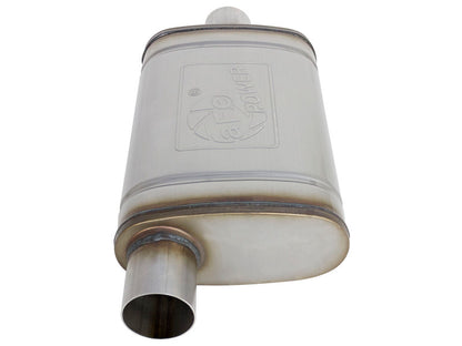 afe MACH Force-Xp Muffler 2-1/2 IN ID Offset/Center x 9 IN W x 4 IN H x 14 IN L - Oval Body