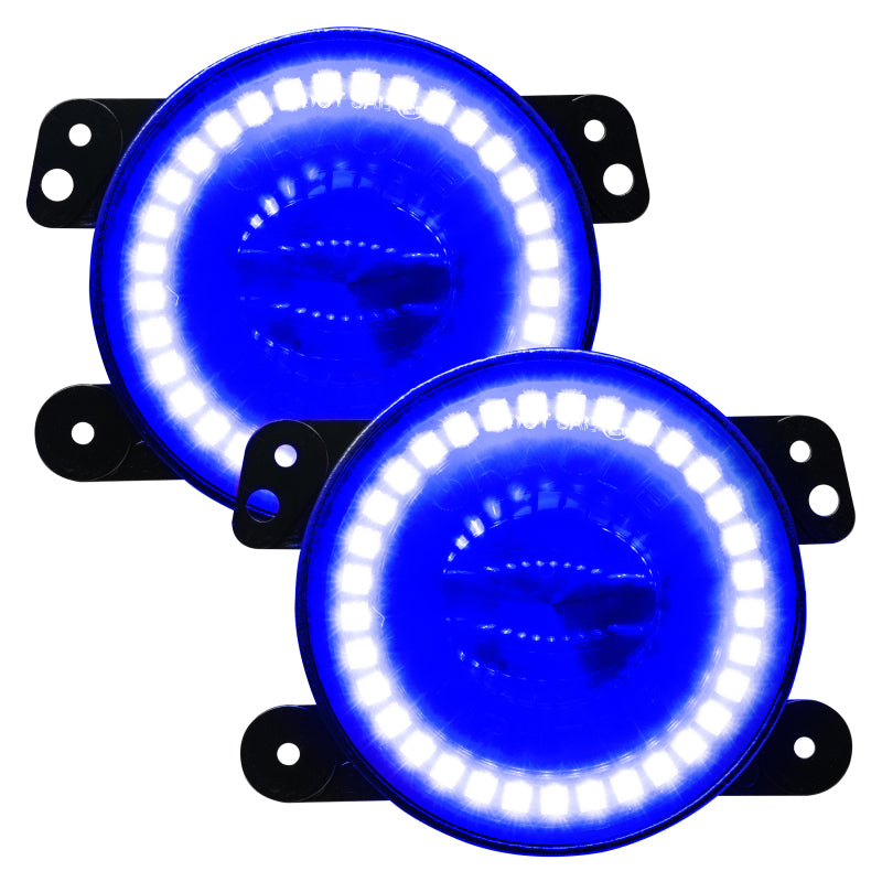 Oracle Jeep Wrangler JK/JL/JT High Performance W LED Fog Lights - ColorSHIFT w/o Controller