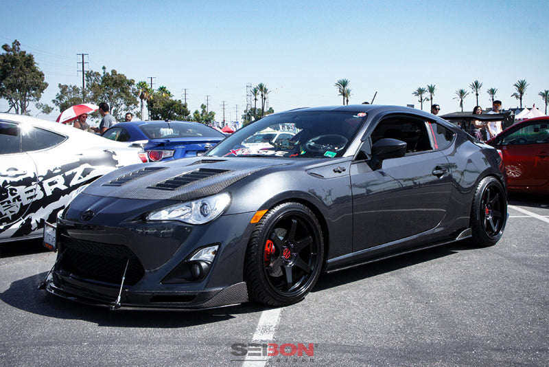 Seibon VT-style carbon fiber hood for 2013-2020 Scion FRS / Toyota 86 / Subaru BRZ - HD1213SCNFRS-VT Seibon