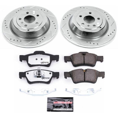 Power Stop 10-11 Mercedes-Benz ML450 Rear Z26 Street Warrior Brake Kit PowerStop