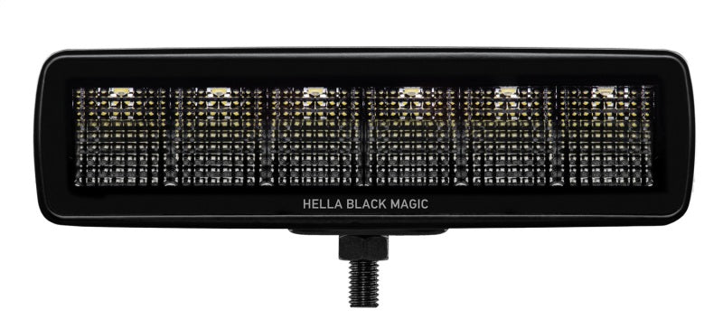 Hella Universal Black Magic 6 L.E.D. Mini Light Bar - Flood Beam Hella