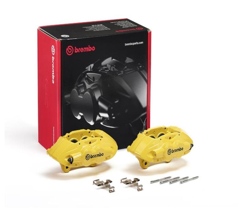 Brembo OE Front Hydraulic X-Style Brake Caliper - Yellow Brembo OE