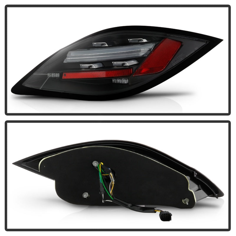 Spyder Porsche 987 Cayman 06-08 / Boxster 09-12 LED Tail Lights - Sequential Signal - Black SPYDER