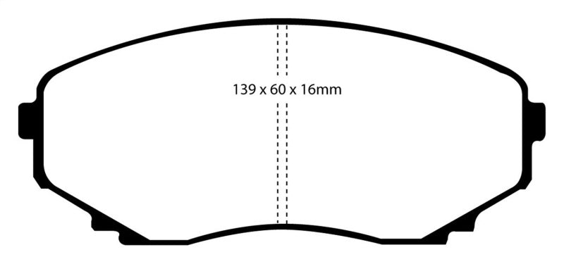 EBC GreenStuff Front Brake Pads - DP61121