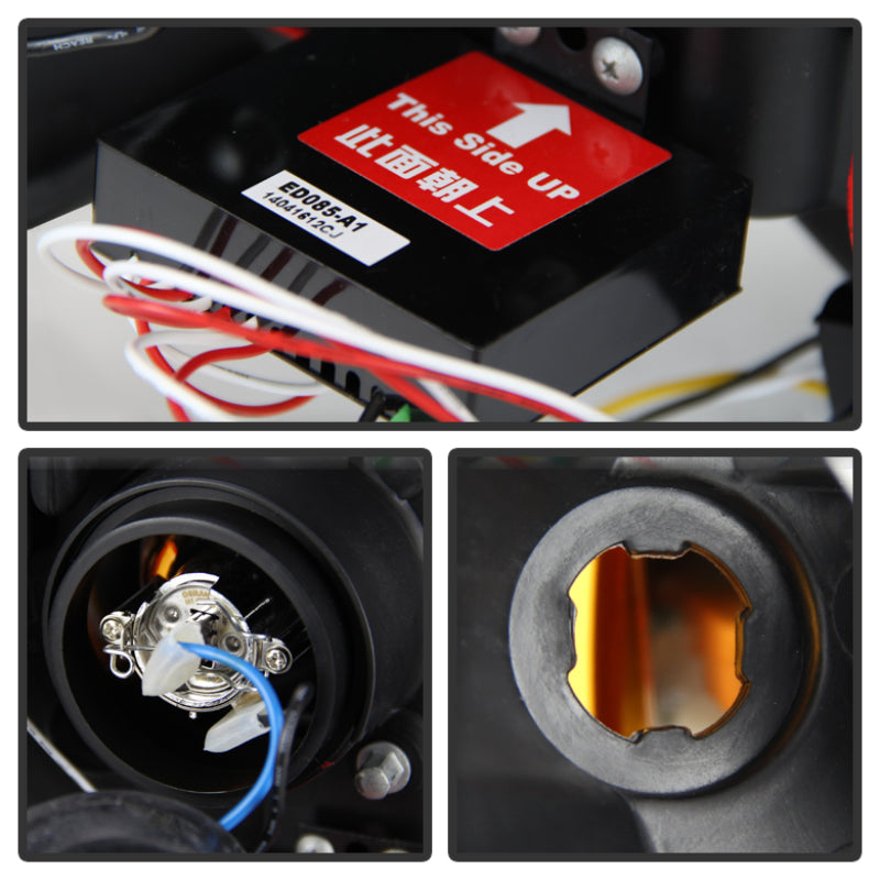 Spyder Ford Expedition 07-13 Projector Headlights Light Tube DRL Chrm PRO-YD-FE07-LTDRL-C SPYDER