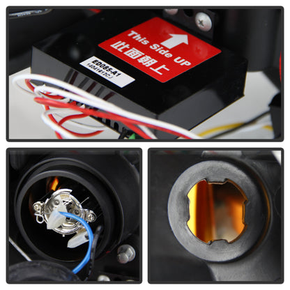 Spyder Ford Expedition 07-13 Projector Headlights Light Tube DRL Chrm PRO-YD-FE07-LTDRL-C SPYDER