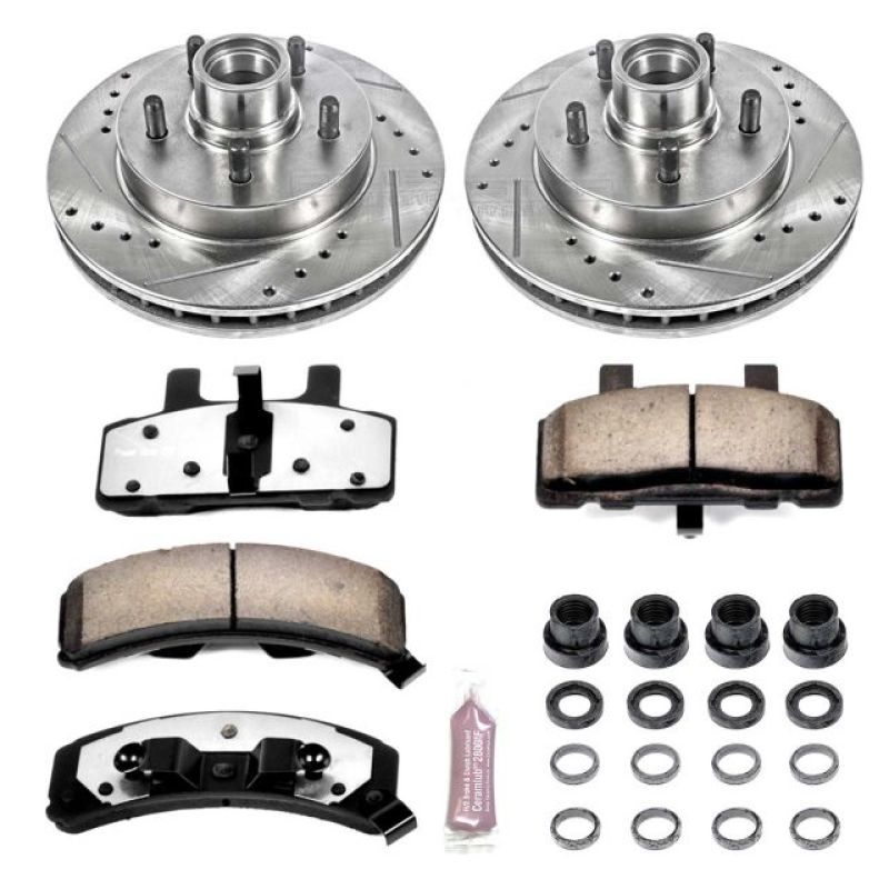 Power Stop 95-99 Chevrolet C1500 Front Z36 Truck & Tow Brake Kit PowerStop