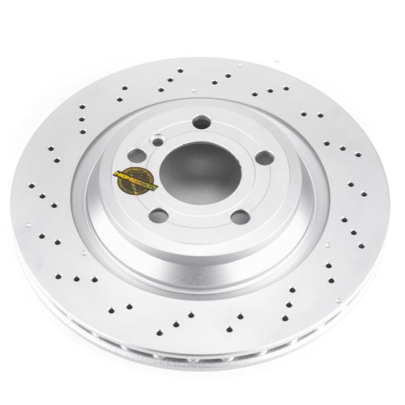 Power Stop 15-16 Mercedes-Benz SL400 Rear Evolution High Carbon Geomet Coated Rotor PowerStop
