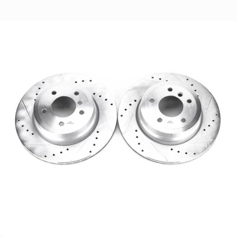Power Stop 08-13 BMW 135i Rear Evolution Drilled & Slotted Rotors - Pair PowerStop