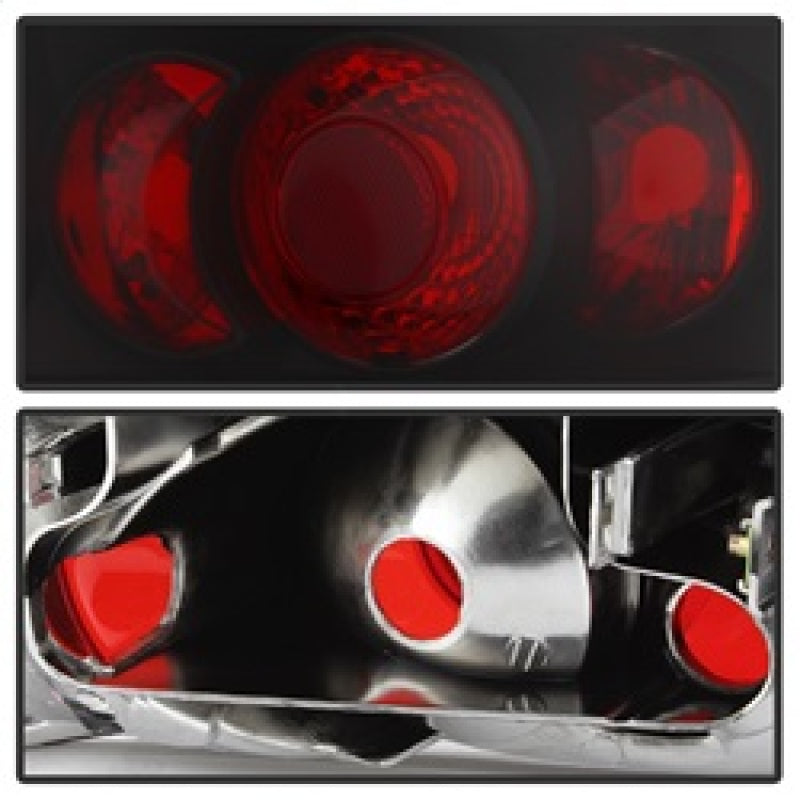 Spyder 02-05 Audi A4 (Excl Convertible/Wagon) Euro Style Tail Lights - Black (ALT-YD-AA402-BK) SPYDER