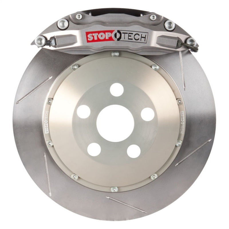 StopTech 96-98 Porche Carrera BBK Rear Trophy Anodized ST-40 4-Piston 332x32mm Slotted Rotors Stoptech