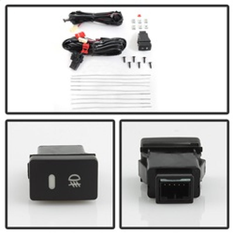 Spyder 17-18 Honda CRV OEM Fog Lights w/Switch & Cover - Clear (FL-HCRV2017-T-C) SPYDER