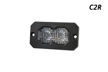 Diode Dynamics C2R White Flood Flush Mount LED Pod (Single)