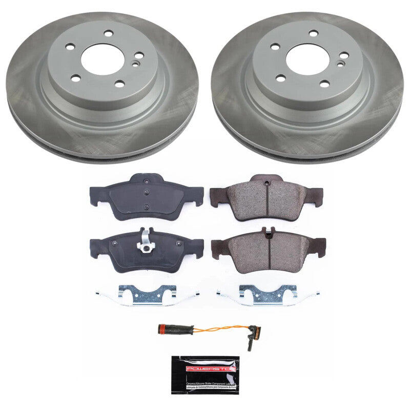 Power Stop 07-09 Mercedes-Benz E550 Rear Semi-Coated Rotor Kit PowerStop