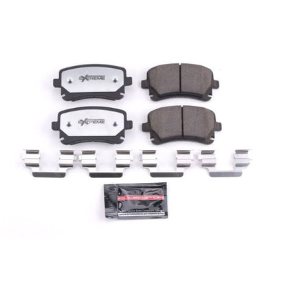 Power Stop 05-11 Audi A6 Quattro Rear Z26 Extreme Street Brake Pads w/Hardware PowerStop