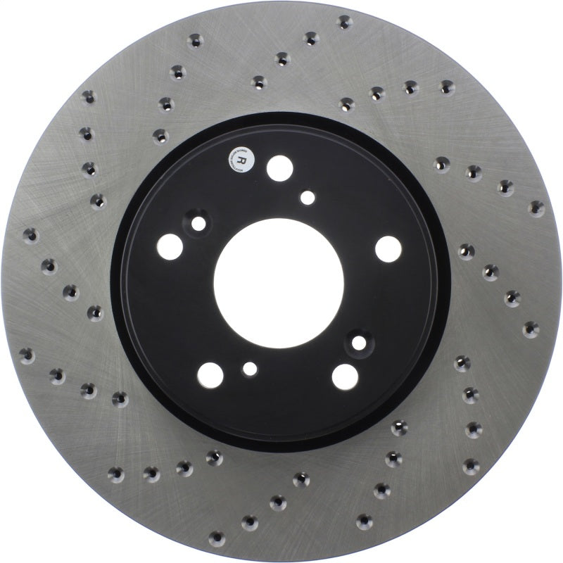 StopTech Cyro Drilled Sport Brake Rotor Front Right 13+ Honda Accord Stoptech