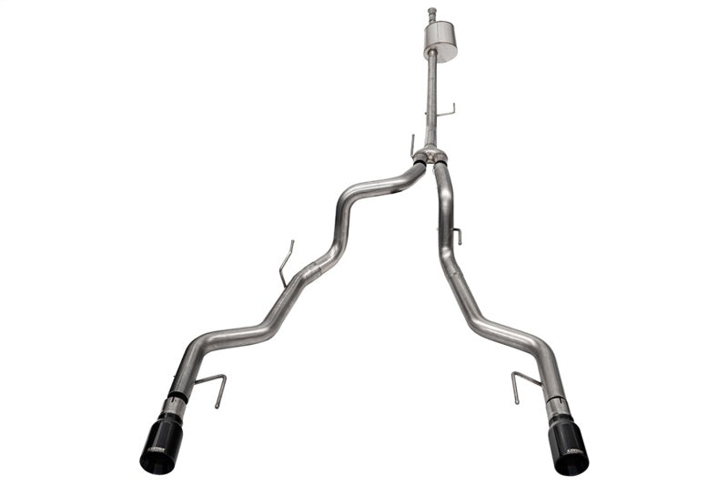 Corsa Xtreme, Sport / 3.0 in Cat-Back 4.0 in Single Tips | 2022-23 Ford F-150 Tremor 5.0L V8 -Black PVD CORSA Performance