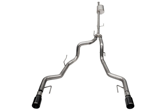 Corsa Xtreme, Sport / 3.0 in Cat-Back 4.0 in Single Tips | 2022-23 Ford F-150 Tremor 5.0L V8 -Black PVD CORSA Performance