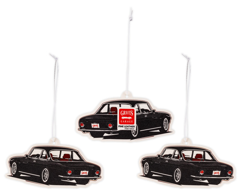 Griots Garage Stinky-Be-Gone Hanging Air Freshener - Fine Leather