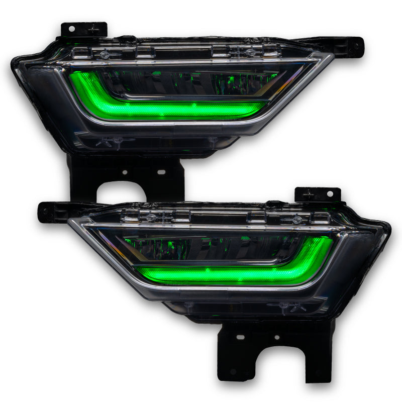 Oracle 21-22 Ford F-150 ColorSHIFT RGB+W Fog Light DRL Upgrade Kit w/ No Controller ORACLE Lighting