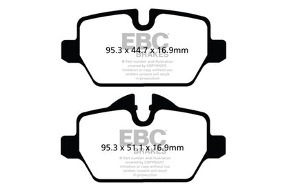 EBC Ultimax2 Rear Brake Pads - UD1554 EBC