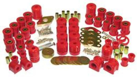 Prothane Total Vehicle Suspension Bushing Kit for 2007–2017 Jeep Wrangler JK 2-Door, Red – 1-2018