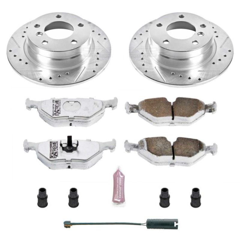 Power Stop 92-98 BMW 318i Rear Z26 Street Warrior Brake Kit PowerStop