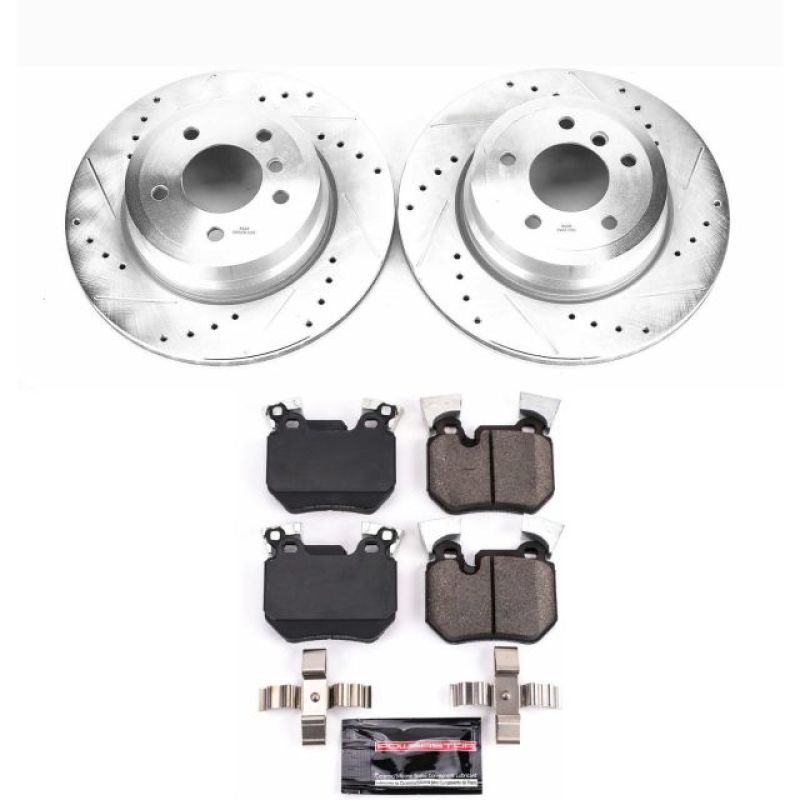 Power Stop 08-10 BMW 135i Rear Z23 Evolution Sport Brake Kit PowerStop