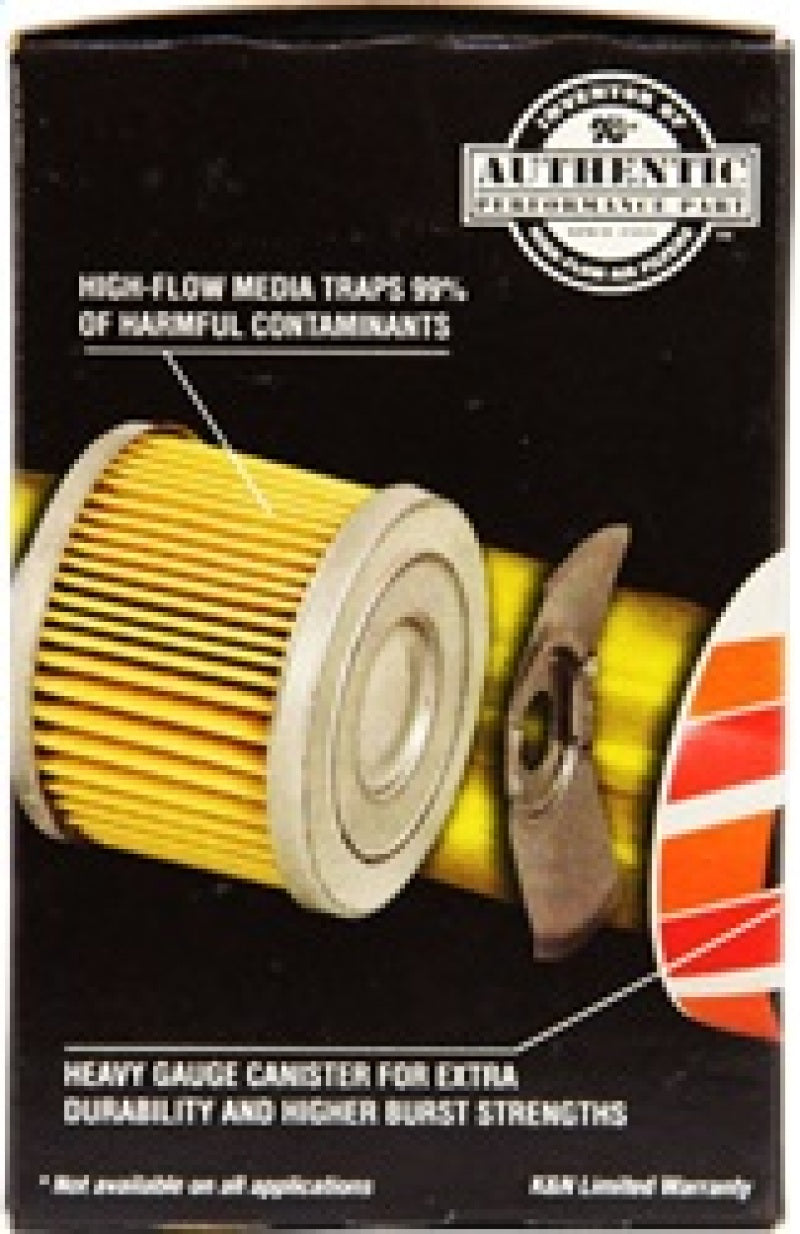 K&N Universal Performance Gold Oil Filter K&N Engineering