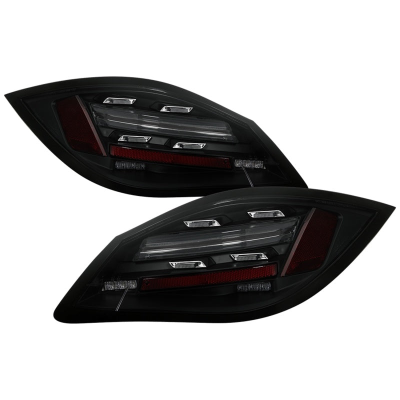 Spyder Porsche 987 Cayman 06-08 / Boxster 09-12 LED Tail Lights - Sequential Signal - Smoke SPYDER