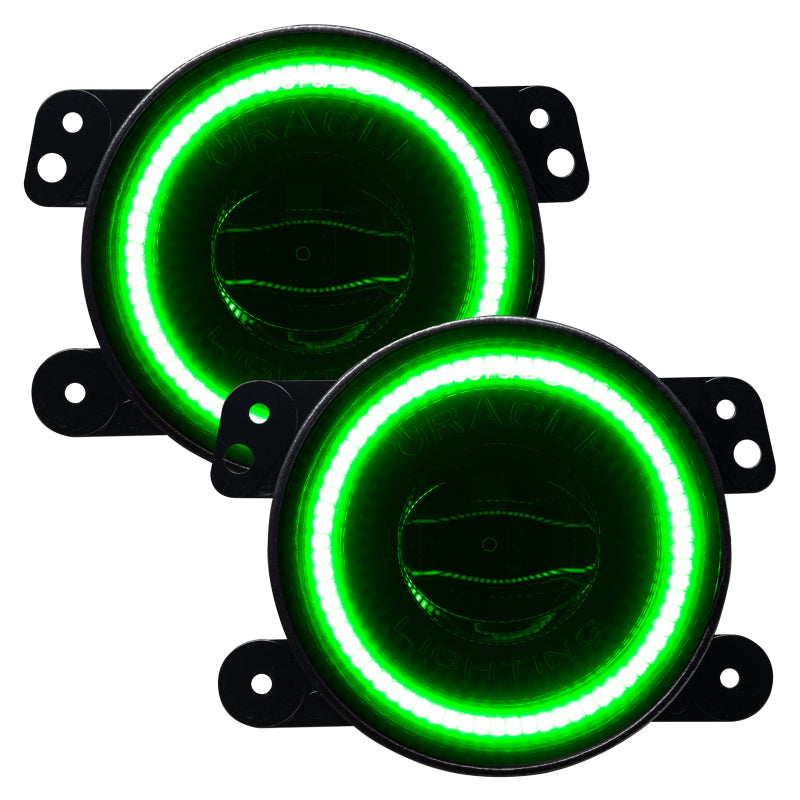 Oracle Jeep Wrangler JK/JL/JT High Performance W LED Fog Lights - Green